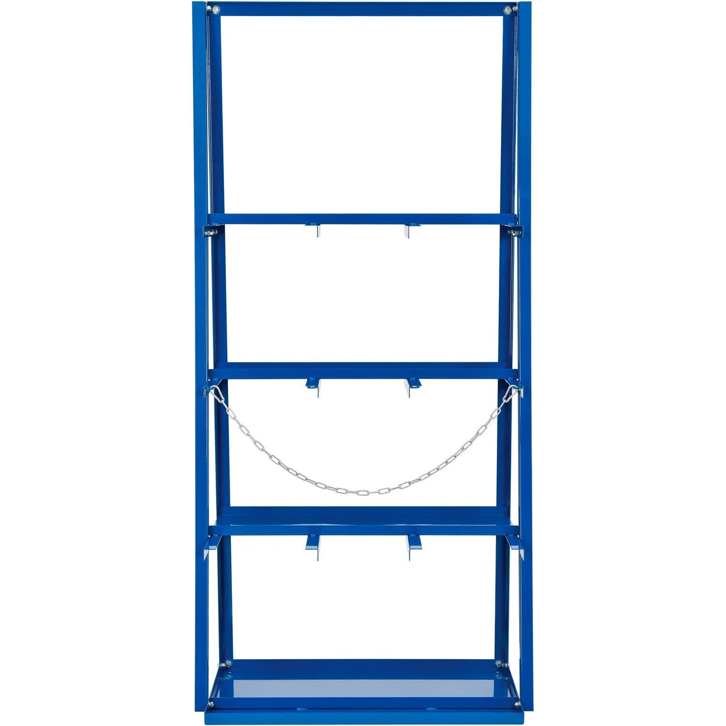 Global Industrial Vertical Bar Rack with Three Bays, 3000 lbs Capacity, Steel Construction, 39" W x 24" D x 84" H, Blue Powder Coat Finish, Assembly Required