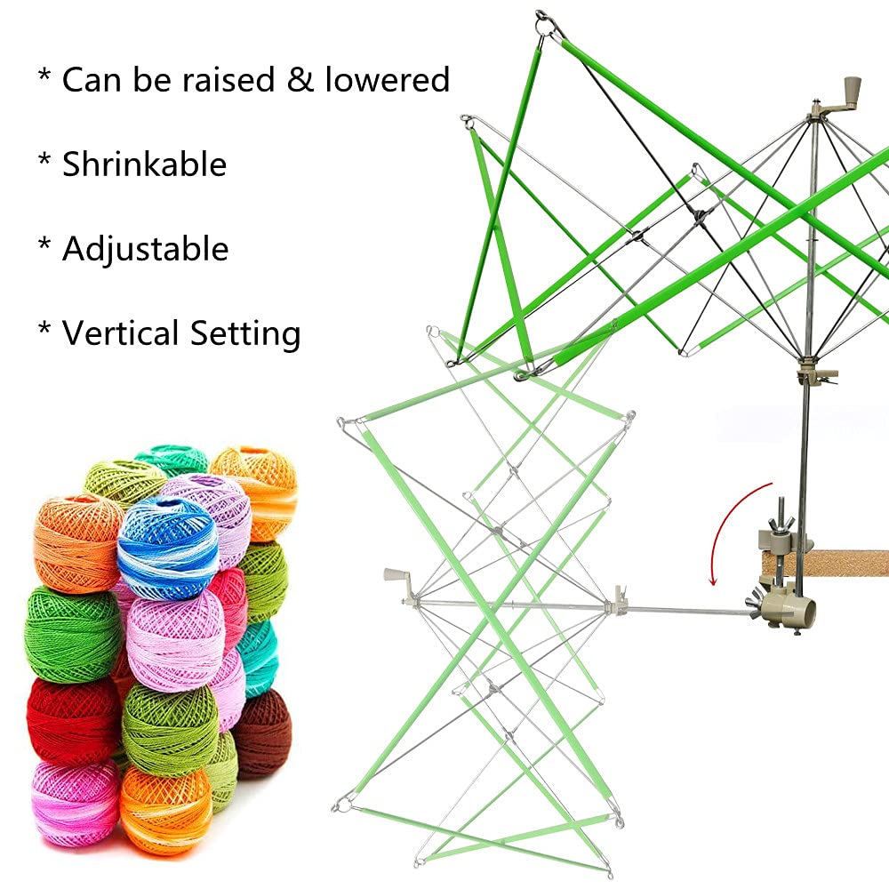 Yarn Swift Yarn Ball Winder Umbrella Knitting Holder for Skeins
