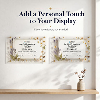 BEEJIBO 3 Pack 8.5x11 Diploma Frame for Walls – Clear Acrylic Certificate Frames with Magnetic, Self-Adhesive No-Drill Wall Mount Picture Frame for Documents, Artwork & Photos