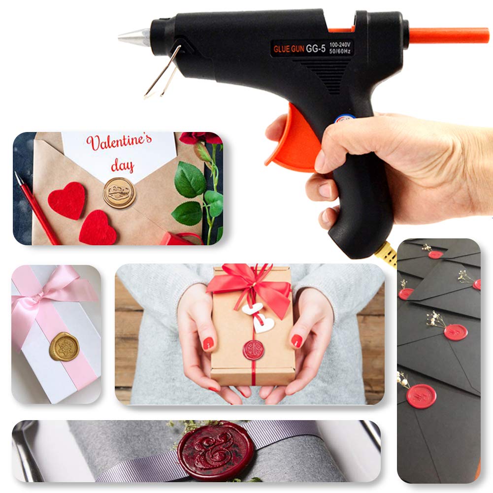 Sealing Wax Hot Melting Glue Gun, Standard Size for the Diameter 0.4 inch sticks