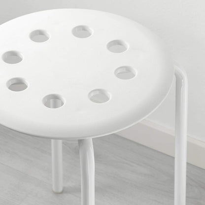 IKEA 32 cm (12 5/8 Marius Stool, White, '')