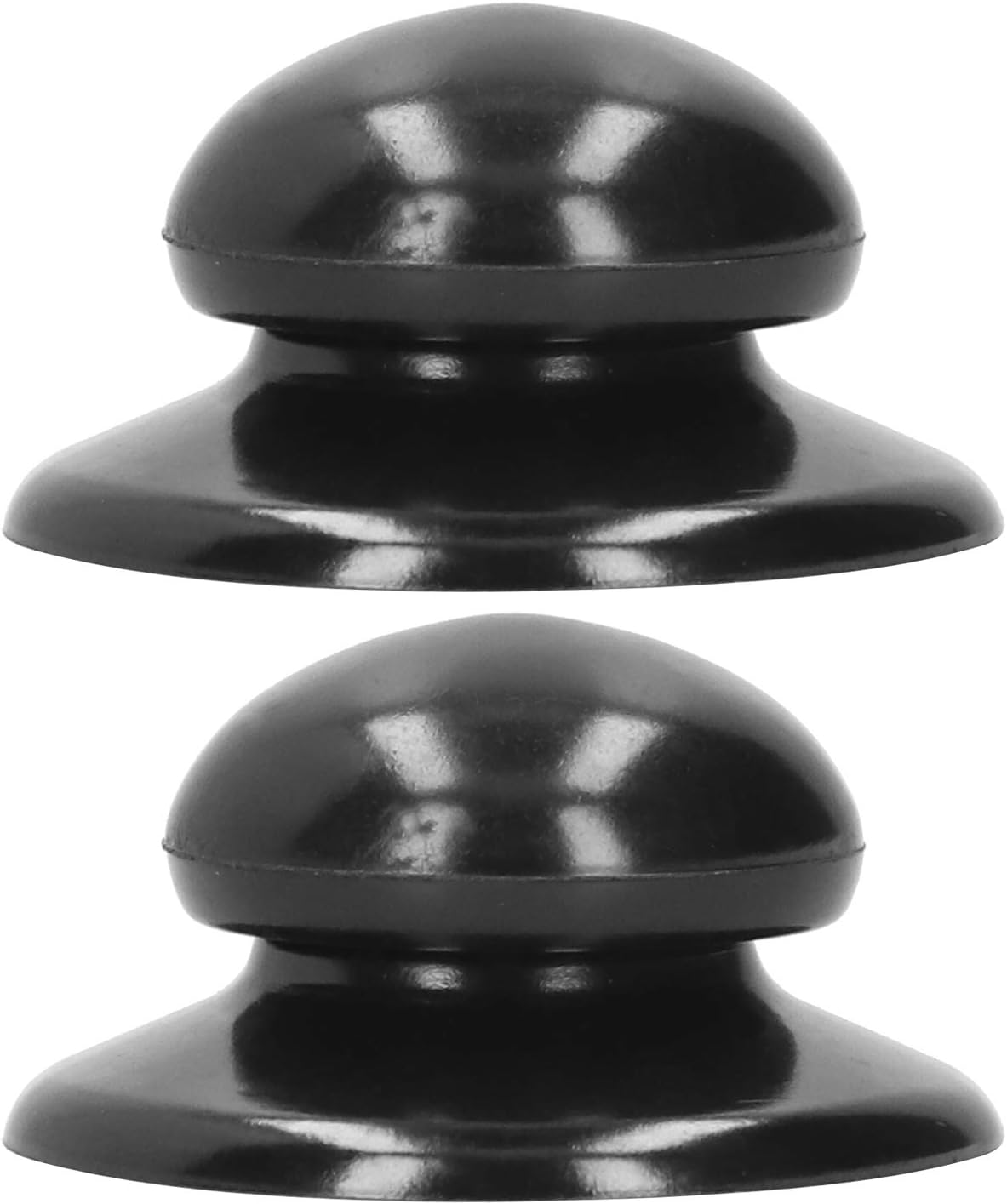 Pot Lid Knob Vent Replacement Handles for Universal Electric Frying Pan, Glass Handle Stock, Stainless Steel 2Pc