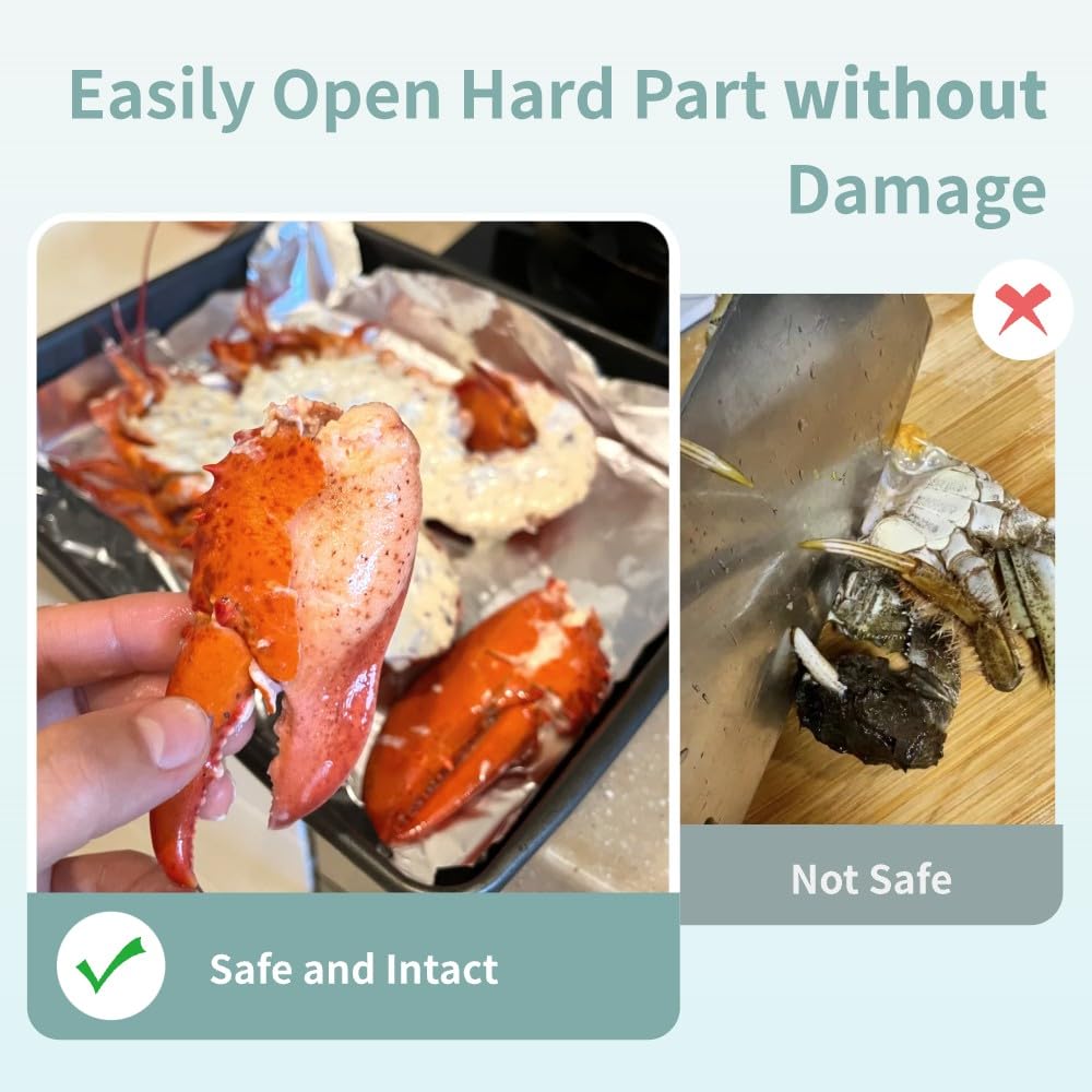 Crab Crackers and Tools Multicolored Crab Leg Crackers Tool Efficient Lobster Crackers Portable Seafood Crackers