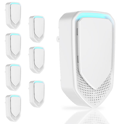 2026 Upgraded Air Ionizers for Home Negative Ion Air Purifier Plug In Quiet Air Ionizers for Dust Mites, Odor, Smoke Dust, Pets, Portable Air Cleaner for Bedroom, Kitchen, Office, 8 Pack