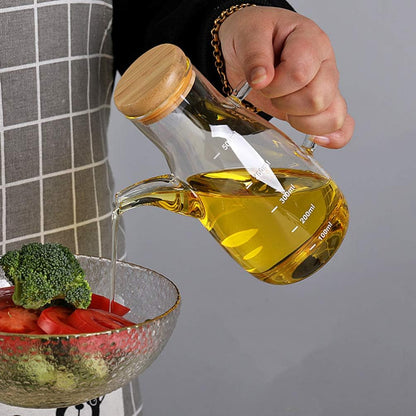 Vinegar Bottle Oil Pot - High Borosilicate Glass Oiler Oil Dispenser