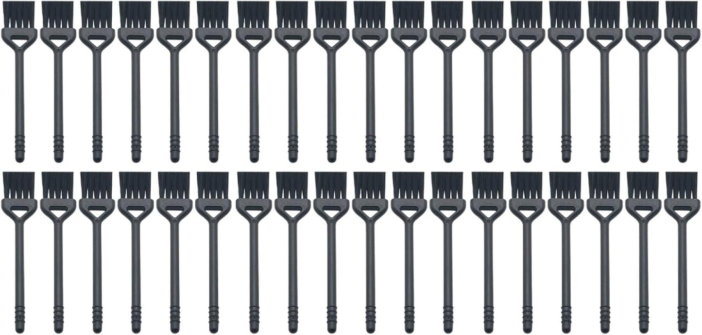 minkissy 60Pcs Coffee Machines Cleaning Brush, Plastic Espresso Machines Brush, Mini Brush for Keyboard and Electric