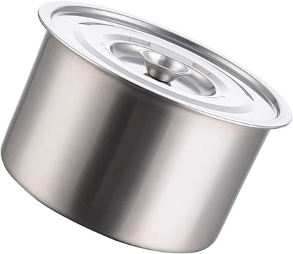 Stainless Steel Soup Pot: Stock Pot Sauce Pot Induction Pot with Lid, Healthy Multifunctional Odorless Cooking Pot