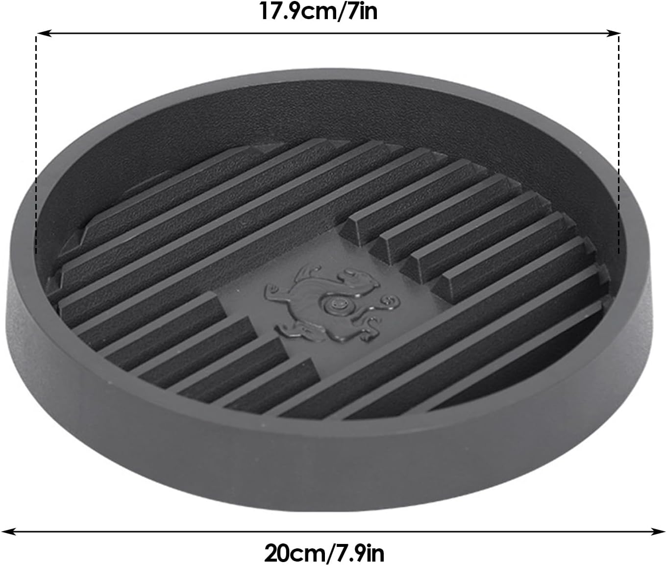 Plunger Holder, Plunger Tray, Air Drying Mat for Toilet Plunger, Stand Wicks Water and Dries Quickly (1pc)