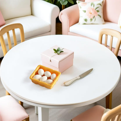 Zerodeko Miniature Dollhouse Eggs Set with Tray 1 12 Scale Small Kitchen Ornaments for Kids Play and Home Decorative Mini Food Models