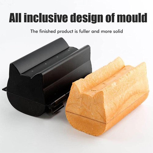 JTLB Loaf Pan with Lid, Bread Loaf Pan, Non Stick Bread Cute Cat Shaped Bread Baking Tool for DIY Cakes Biscuits (large)