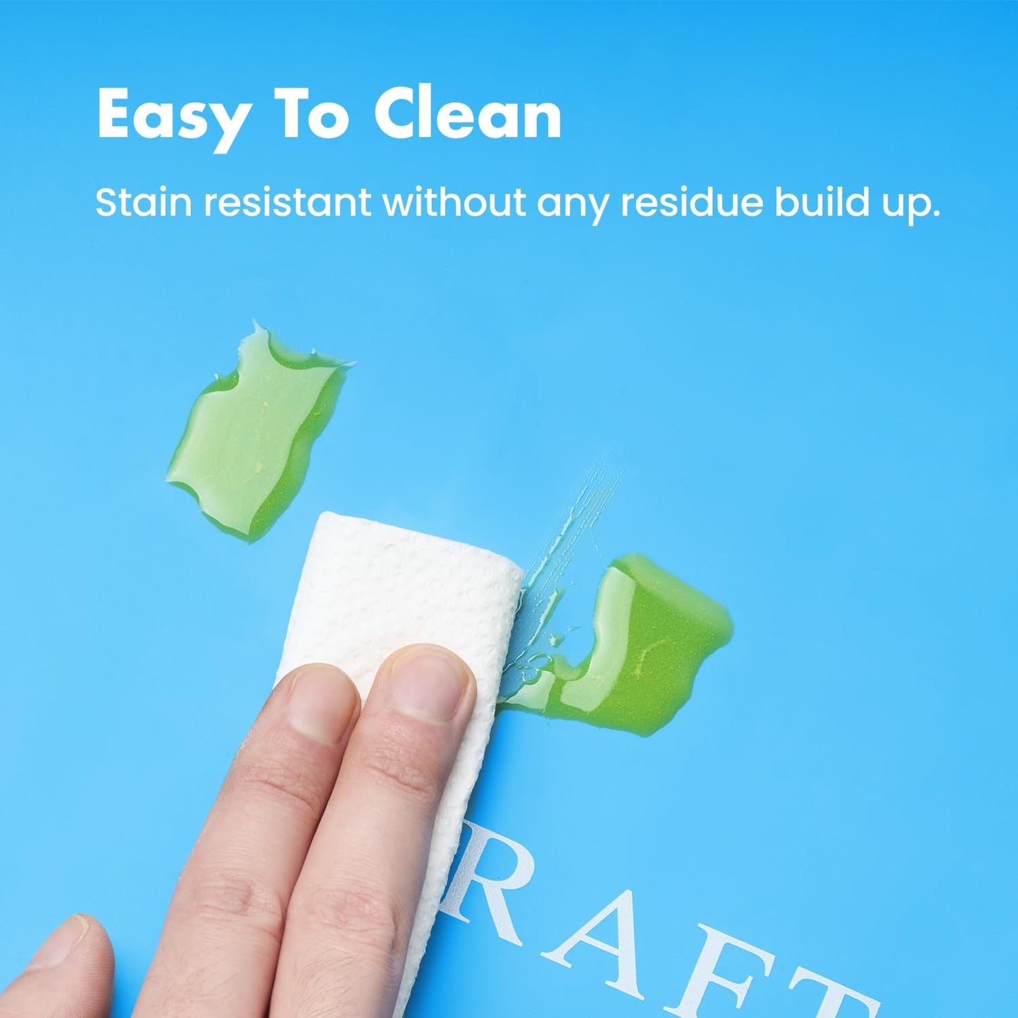 CRAFT RESIN Large Silicone Mat for Resin – 23.6” x 15.7” Non-Stick, Heat-Resistant Silicone Mat for Epoxy and UV Resin, DIY Projects and Art – Reusable Silicone Sheet for Casting and Painting
