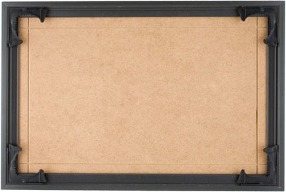 Quadro Frames Picture Frame, 8.5x12.5 inch, Black, Style P375-3/8 inch Wide Molding