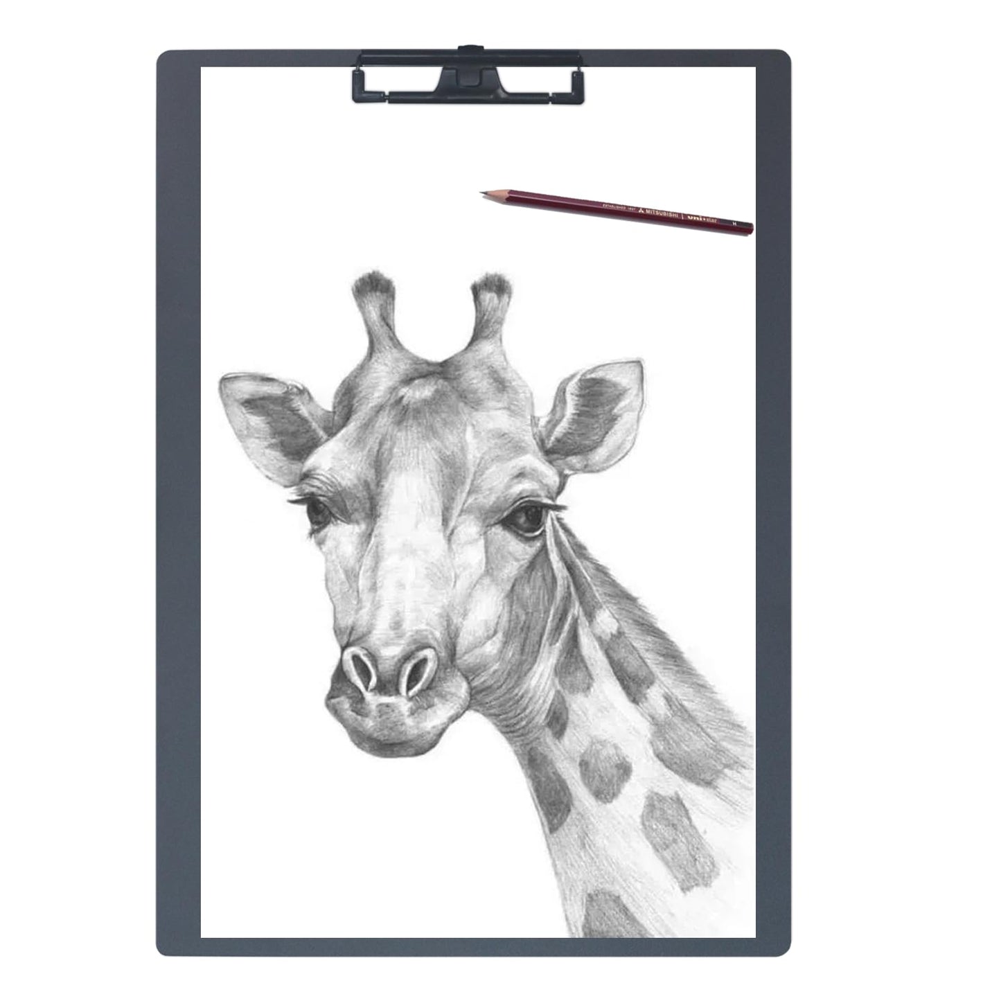 Acocony 11x17 Clipboard Aluminium with Pen Holder Extra Large Clipboard Vertical Super Hard 11 x 17 Clipping Board Black Pack of 1