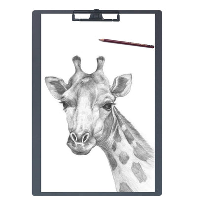 Acocony 11x17 Clipboard Aluminium with Pen Holder Extra Large Clipboard Vertical Super Hard 11 x 17 Clipping Board Black Pack of 1