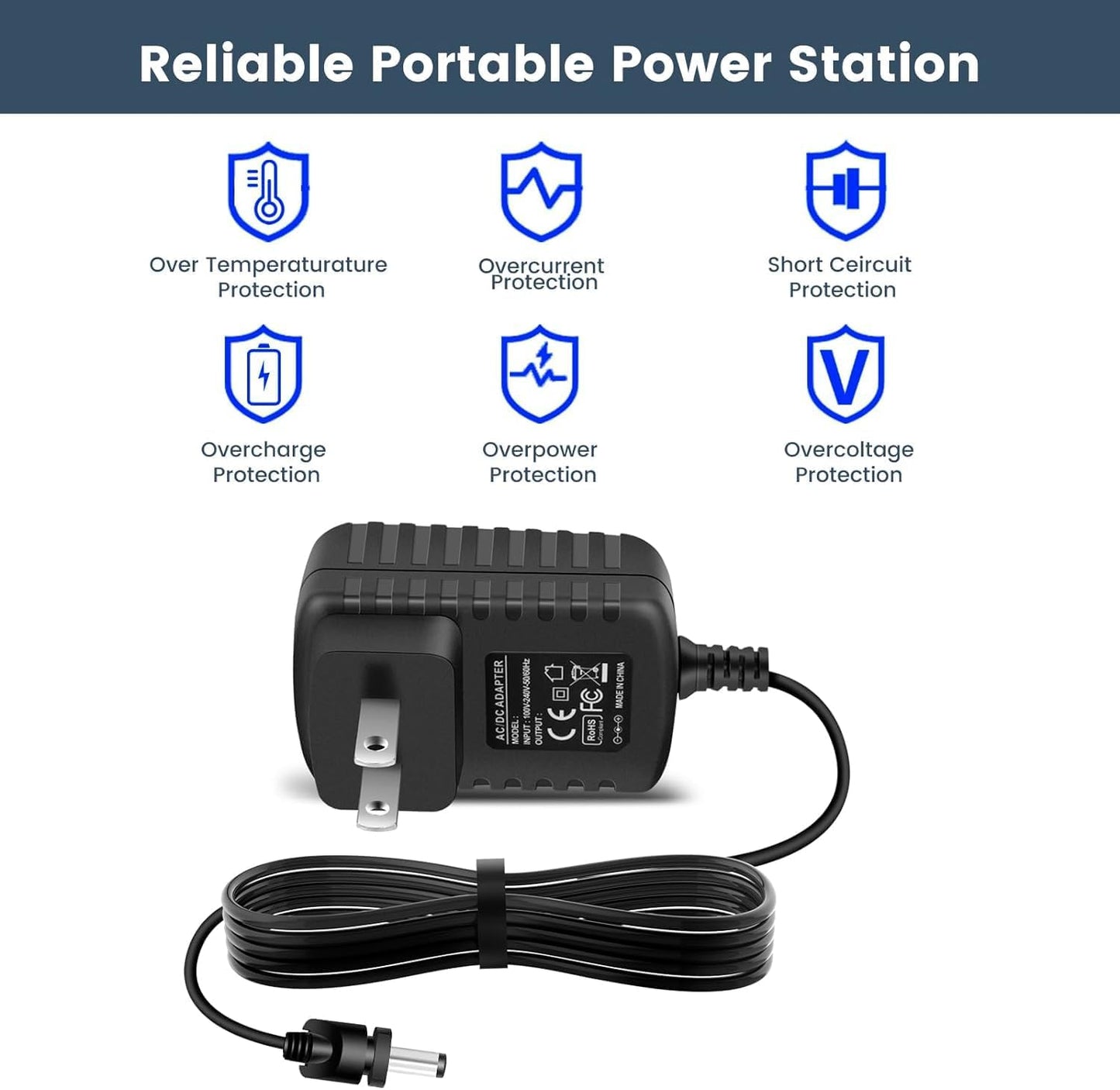 9.6V Charger for Shark Handheld Vacuum, Compatible with Shark CH901 Ultra Cyclone Pro Cordless Vacuum