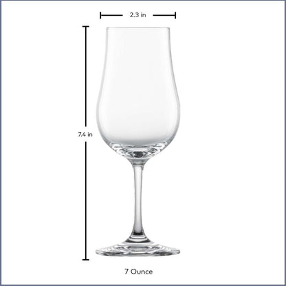 SCHOTT ZWIESEL Bar Special Whiskey Nosing Glass (Set of 6), Nosing Tasting Glass for Whiskey, Dishwasher-Safe Tritan Crystal Glasses, Made in Germany (7 Ounce)