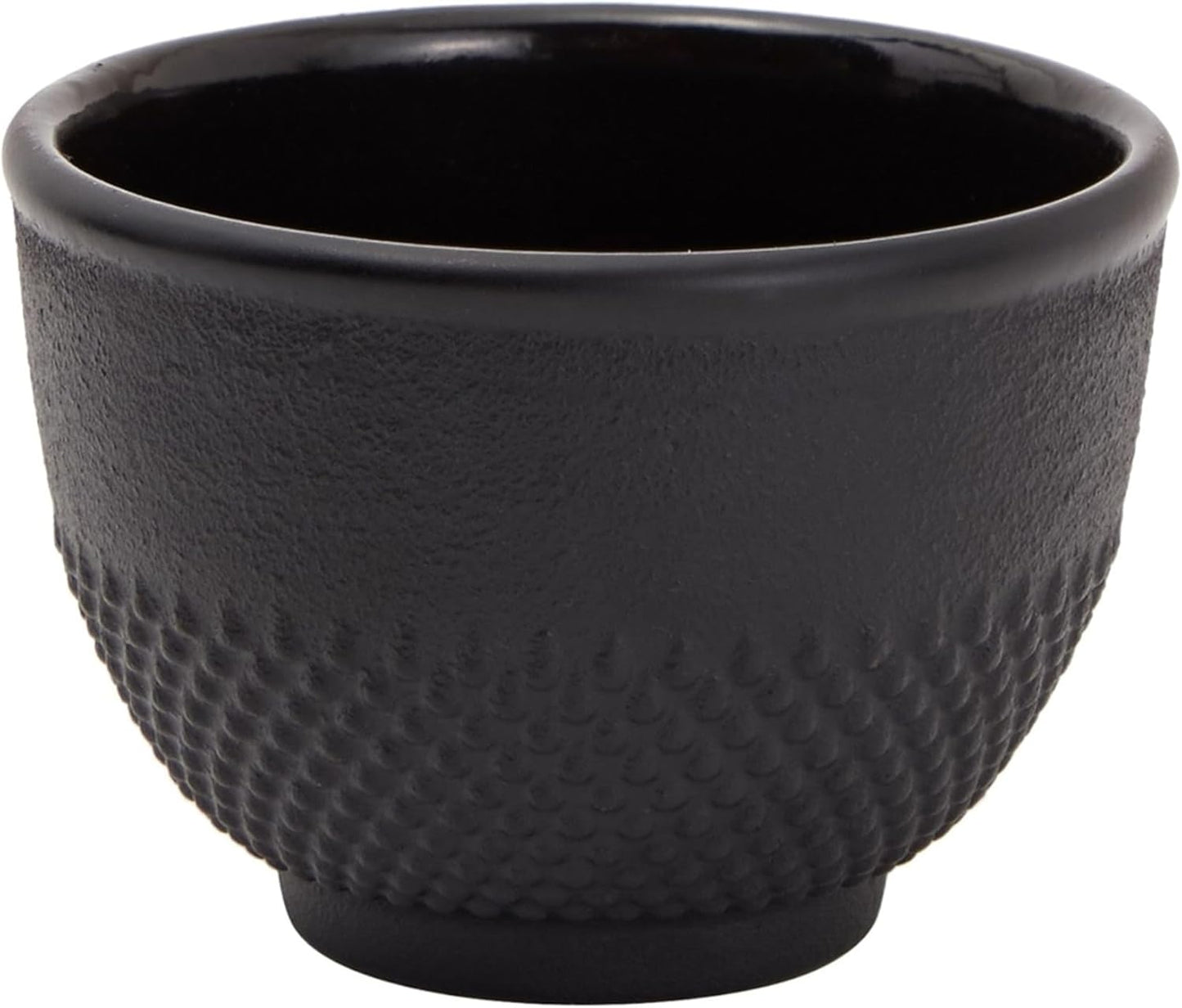 1200 mL, 2 Set Juvale Cast Iron Teapot - Black, Cups - Japanese Tea with Stainless Steel Infuser & Stovetop Kettle