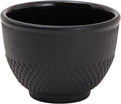 1200 mL, 2 Set Juvale Cast Iron Teapot - Black, Cups - Japanese Tea with Stainless Steel Infuser & Stovetop Kettle