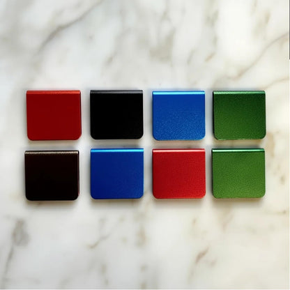 10 Pack Hat Brim Clips, Blank Aluminum Hat Clips for Laser Engraving, Hat Accessories, Golf Hat Clip Blanks for DIY, Vinyl, UV Printing, Small Business & Personalized Gifts (Blue)