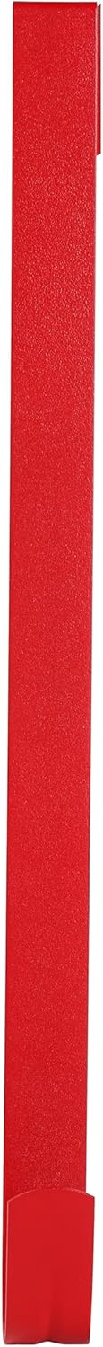 Sattiyrch 12" Wreath Hanger - Durable Steel Over The Door Hook for Front Door (Red)