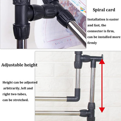 Adjustable 360° Rotating Embroidery Floor Stand for Cross Stitch & Projects - Ideal for Crafting, Quilting & Sewing Accessories