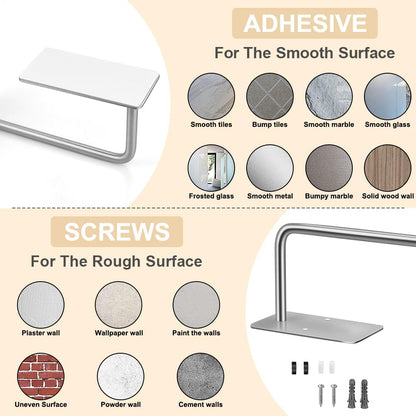 MGahyi Tumbler Lid Organizer, Space Saving Self-Adhesive or Drilling Cup Lid Hook for Kitchen Organizers and Storage