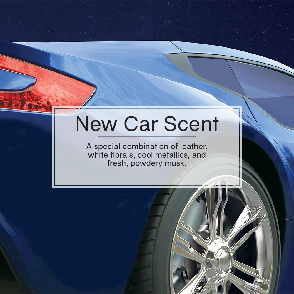 LITTLE TREES Car Air Freshener. Vent Wrap Provides Long-Lasting Scent, Invisibly Fresh. New Car Scent, 16 Air Fresheners