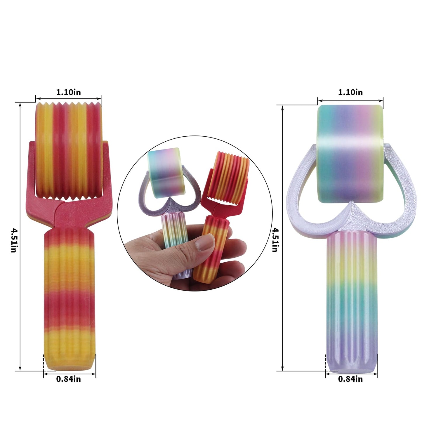Ferixan Rollers Tool Design for Diamond Painting Beginners: 4-Piece Rollers Set for Aligning & Flattening Diamond Art - Gem Art - Rhinestone Embroidery