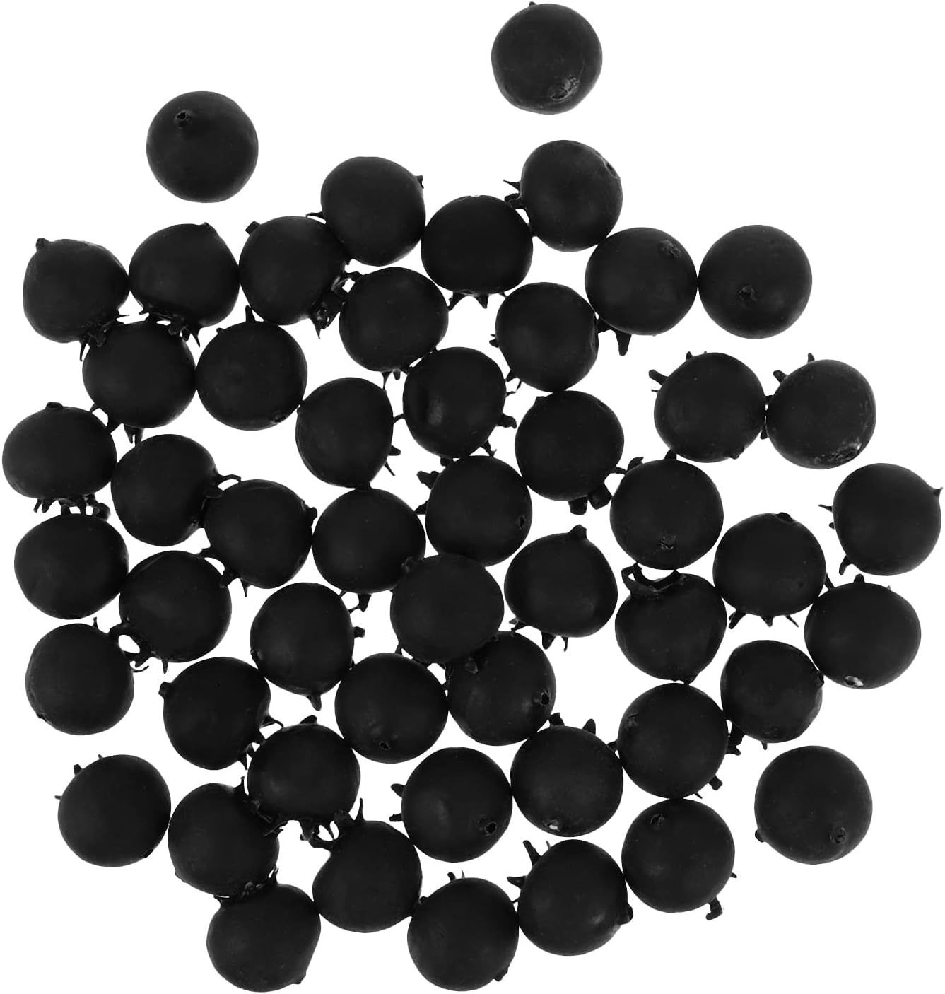 Artificial Blueberry, Fake Blueberries, Lifelike Frosted Blueberries Simulation for Decor, 50pcs