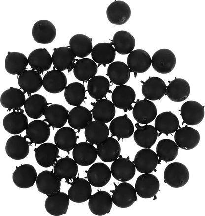 Artificial Blueberry, Fake Blueberries, Lifelike Frosted Blueberries Simulation for Decor, 50pcs
