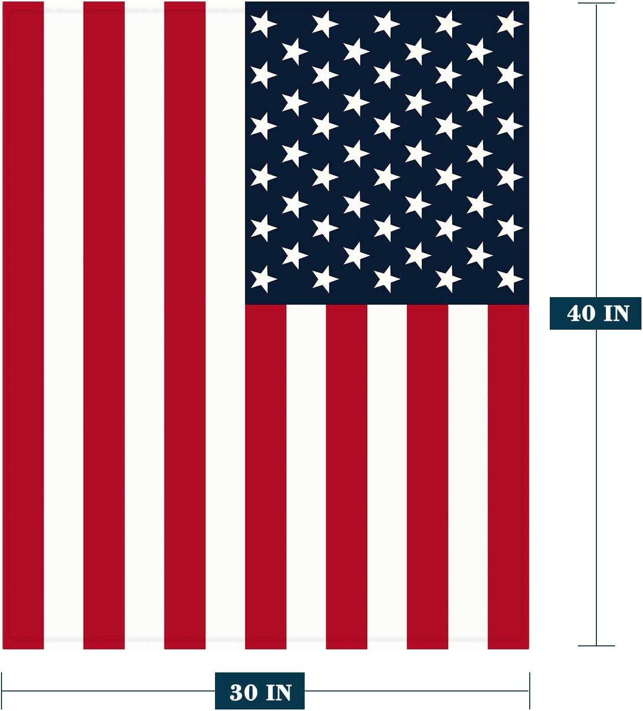 4th 30x40 Neatee Living Patriotic Throw Blanket Baby Small of July Memorial Day Fourth of July American Flag Blanket