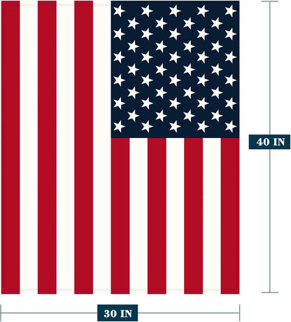 4th 30x40 Neatee Living Patriotic Throw Blanket Baby Small of July Memorial Day Fourth of July American Flag Blanket