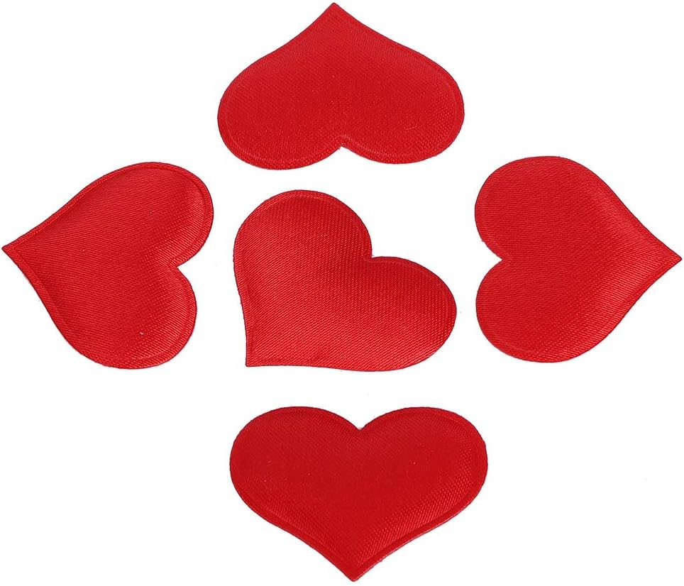 Heart Shape Decor, 500pcs/pack Red Heart Shape Petals Confetti Sponge Scatter for Wedding Party Decorations