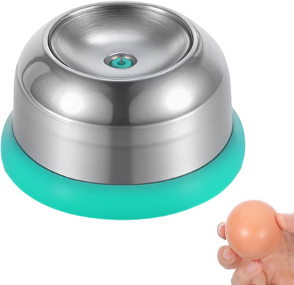 Ouligay Egg Piercer for Raw Eggs, Egg Hole Puncher for Bakery Kitchen Tools, Stainless Steel Egg Poker with Sturdy Base