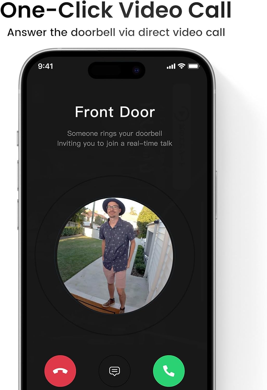 AOSU Doorbell Camera Wireless- Head-to-Toe View, Intelligent Package Detection, 2.4G WiFi Video Doorbell with Chime, Support Local Storage, Smart Human Detection, Works with Alexa and Google Assistant