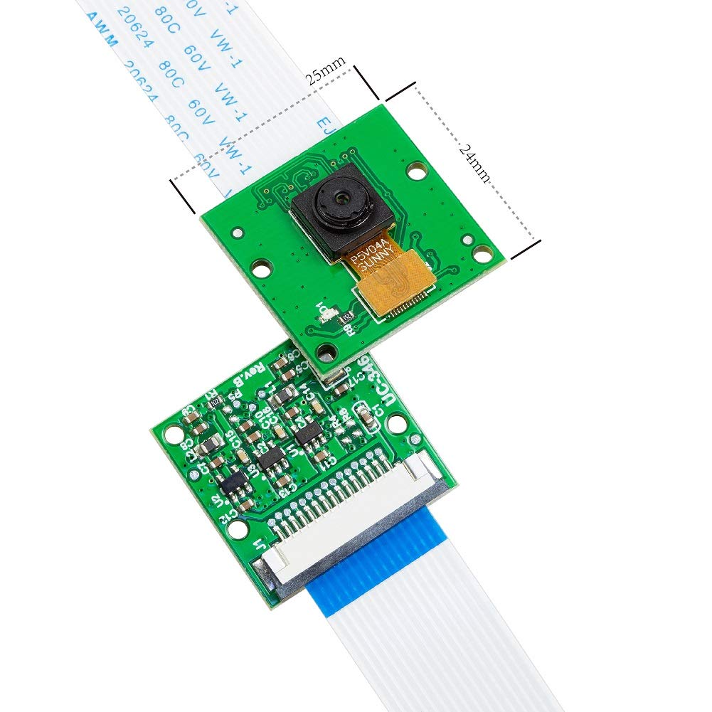 Arducam 5MP Camera for Raspberry Pi, 1080P HD OV5647 Camera Module V1 for Raspberry Pi5/4/3/3B+, and Other A/B Series