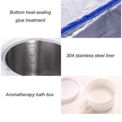 Portable Home Sauna Tent Home Steam Generator 9-Speed Adjustment Remote Control for Weight Loss Detoxification and Slimming