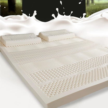 Organic Natural Latex Mattress - 3-Inch Medium Soft Hybrid Mattress, Foldable Floor Sleeping Bed Tatami Mat, 150x190cm (59x75in) for Ultimate Comfort
