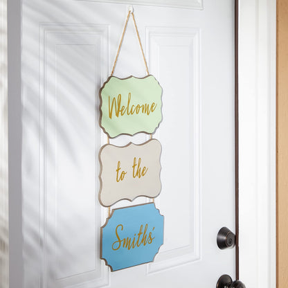 Juvale Blank Wooden Signs - 9 x 6 in, 1/4 in Thick Brown MDF, 6 Pack with Jute Rope - DIY & Home Decor - Wood for Crafts - Things to Paint On & Hanging Plaques