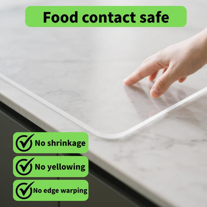 18"x20" PVC Table Mat - Waterproof, Heat Resistant, Easy Clean Desk Protector for Dining, Office, Coffee Tables