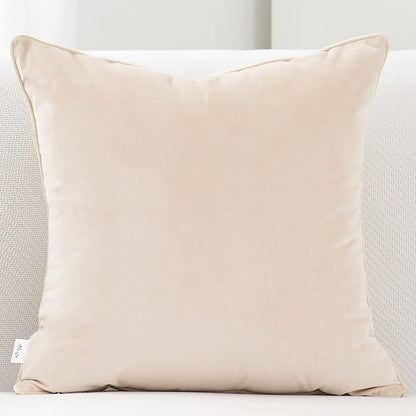 20x20 Inch Alerfa Square Geometrical Plaid Striped Cut Velvet Throw Pillow Cover Luxury Modern Decorative Accent Pillow