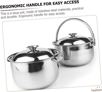 Stainless Steel Cooking Pot, Mixing Bowls, Steamer Pot, Handheld Mixing Bowl, Stock Pot