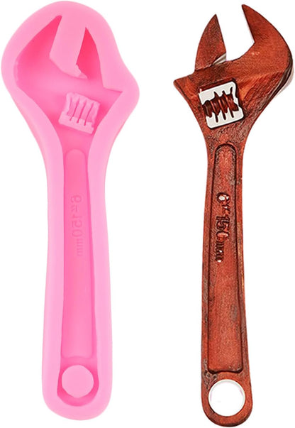 Hand Tools Silicone Molds Wrench Fondant Mold for Cake Decoration, Cupcake Topper, Chocolate Candy