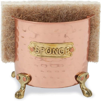 Copper Kitchen Sponge Holder Caddy by Mud Pie