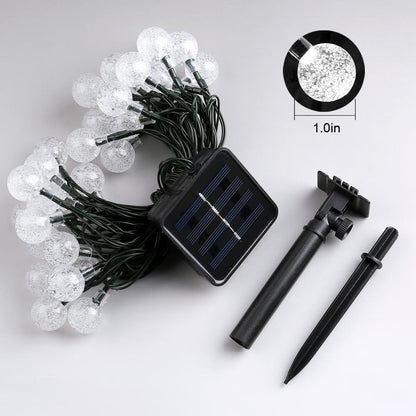 Toodour Solar String Lights Outdoor, 56ft 100 LED Globe String Lights with 8 Modes, Waterproof Solar Powered Patio Lights for Garden, Lawn, Gazebo, Porch, Yard, Wedding, Party Decor - Warm White