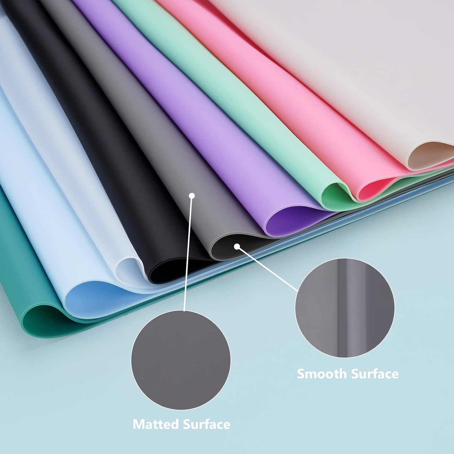 Gartful Extra Large Silicone Mats for Countertop - 28" by 20" Nonstick Nonskid Heat-Resistant Pad, 2PCS