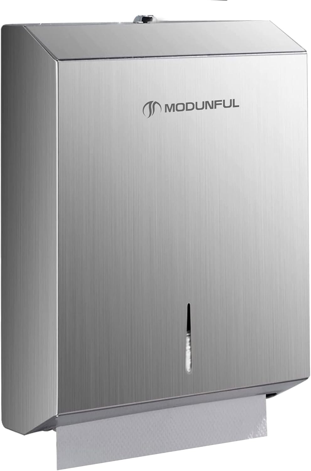 Commercial 400 /420 SUS304 Paper Towel Dispenser Wall Mount: Large Capacity Paper Towel Holder for Bathroom with Lock