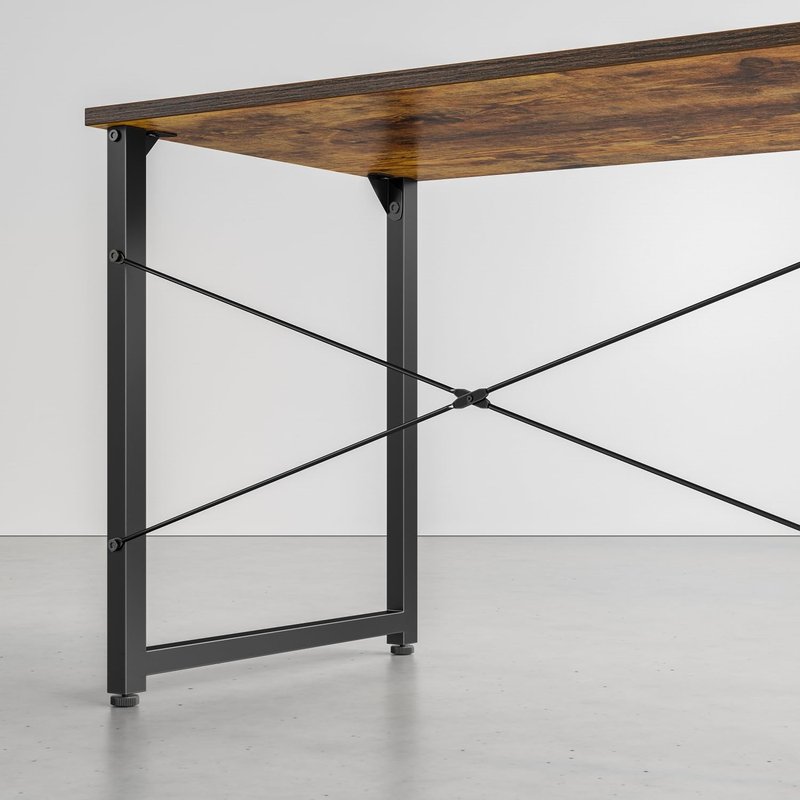 CubiCubi Computer Desk, 32 inch Small Home Office Desk for Small Spaces, Modern Simple Style for Home, Office, Study, Writing, Deep Brown