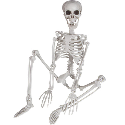 XONOR 3ft Halloween Skeleton Human Full Body Skeleton Decorations for Halloween Party Haunted House Supplies (1pc)