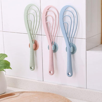 YARDWE 4Pcs Rice Cooker Spoon Holder, Blue, Suction Rack Spoon Storage Stand for Rice Maker Cooker